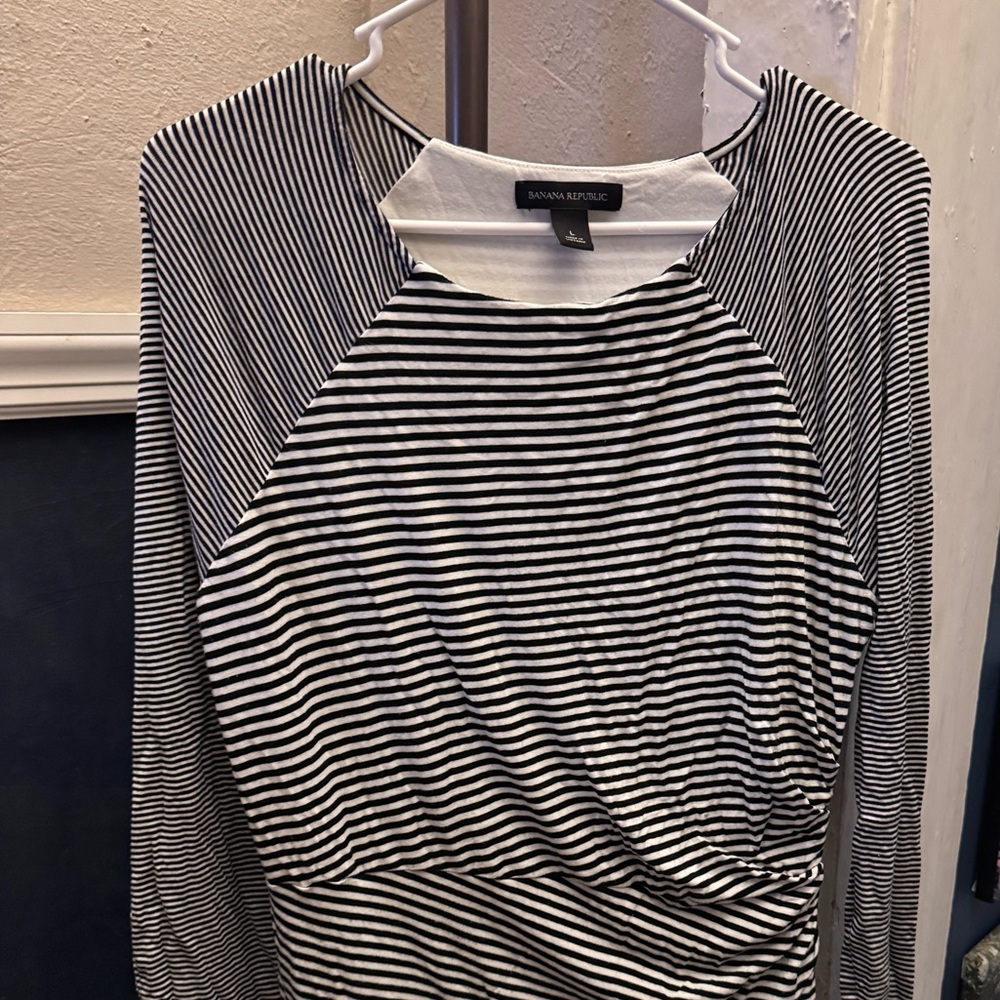 Long Sleeve, cinched midi dress-size L